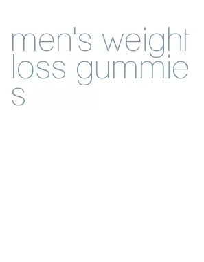 men's weight loss gummies