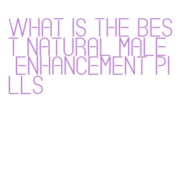 what is the best natural male enhancement pills