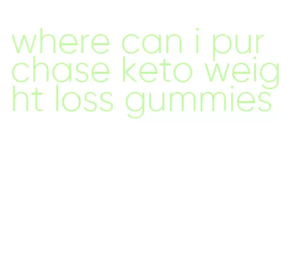 where can i purchase keto weight loss gummies