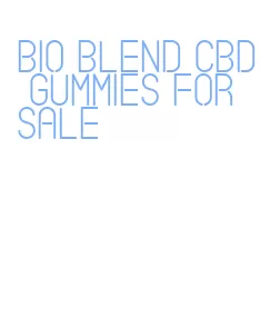 bio blend cbd gummies for sale